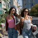 🔥Último dia ✨Tops sem mangas com controle de barriga e bodies