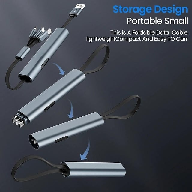 Cabo de carregamento rápido 3 em 1📱