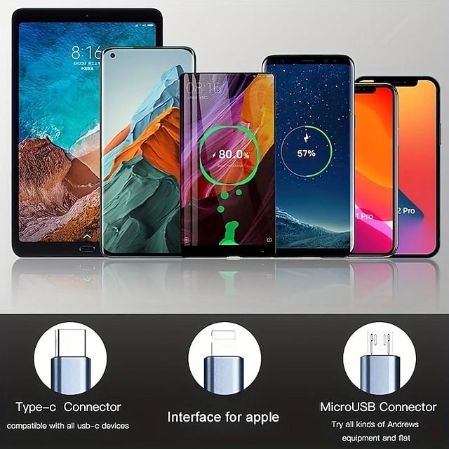 Cabo de carregamento rápido 3 em 1📱