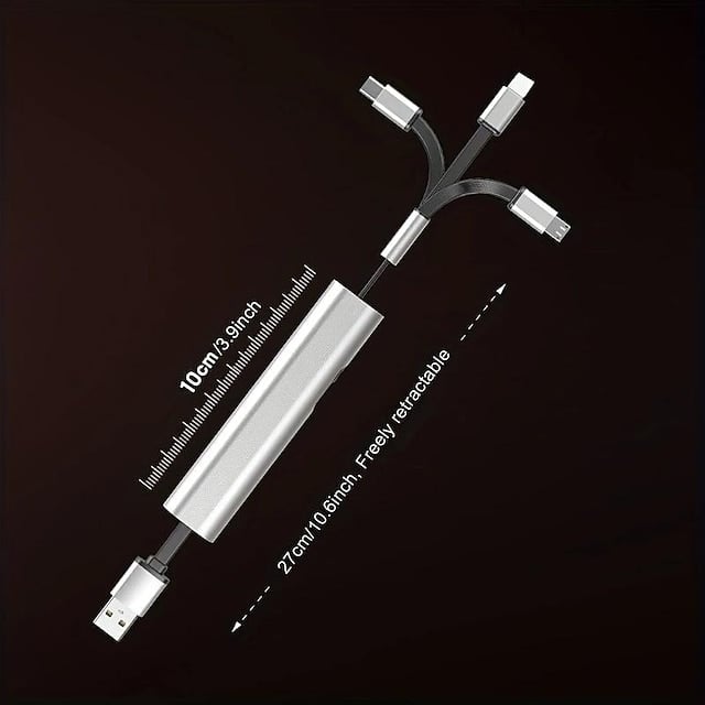 Cabo de carregamento rápido 3 em 1📱