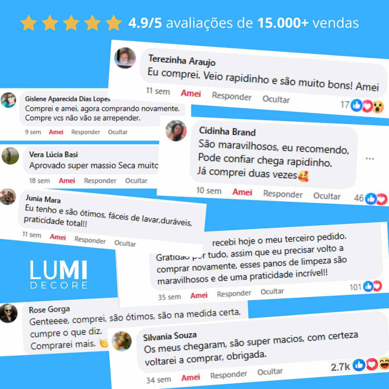 (Compre 5 Leve 10) Panos Mágicos® - Microfibra Macia para Limpeza Perfeita Premium - Promoção Especial