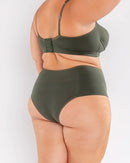 5 Calcinhas Cintura Alta Forro 100% Algodão FRENTE Dupla